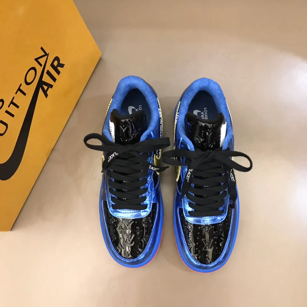Men's shoes 💰p440 "*OUIS *UITTO*" x OFF-WHITE x Nike tripartite collaboration! Trendy and cool men's casual sports shoes with unrivaled color matching. The design idea basically continues the style of THE TEN. The Swoosh line and tongue label have a very familiar visual effect and are both fashionable and trendy! A must-have for fashionistas! The effect on your feet is absolutely stunning! (The original drawer packaging accessories are complete) Code number 38-45